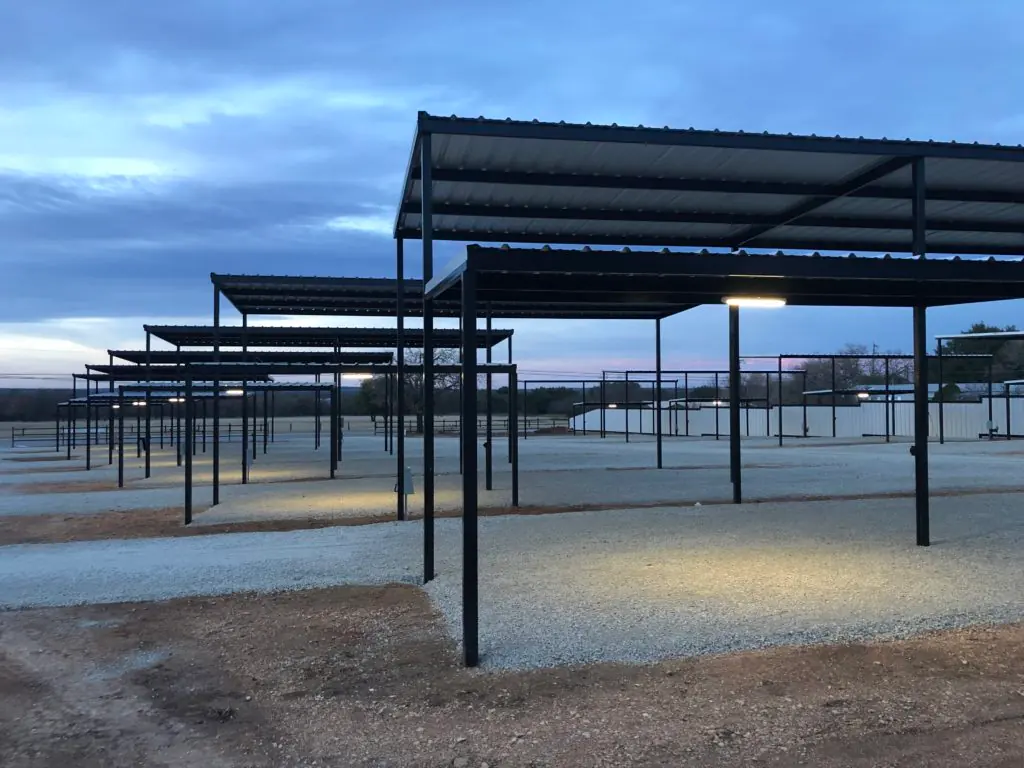 The park in late afternoon